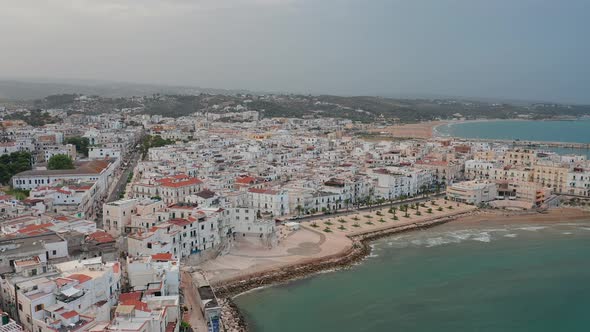 Aerial view of Vieste