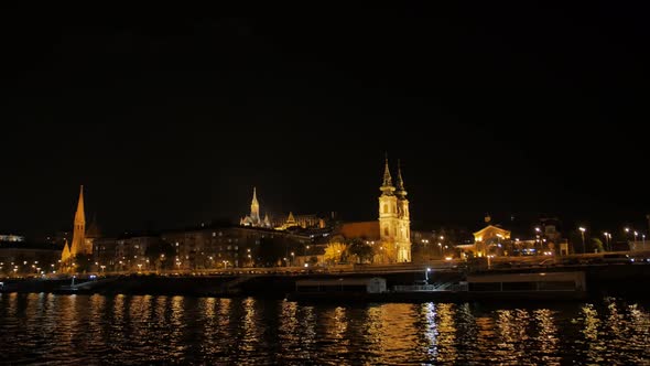 Churches By The River Night