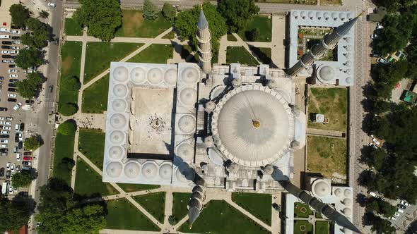 Aerial View Of Mosque