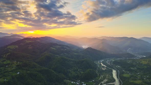 Aerial Fly Over View