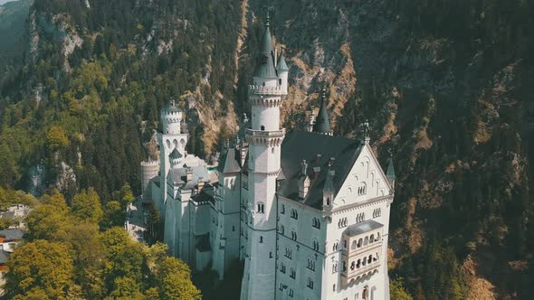 Neuschwanstein Castle in Fussen Bavaria Germany