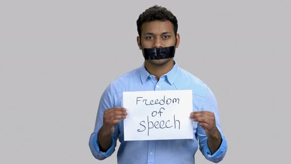 Rally Activist for Freedom of Speech