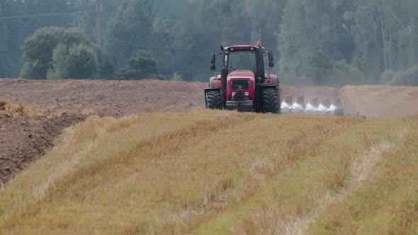 Farmer Plowed the Stubble