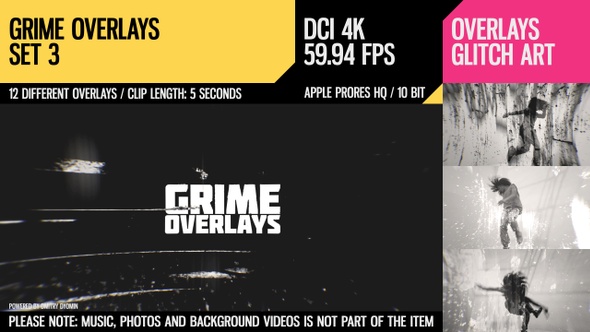 Grime Overlays (4K Set 3)