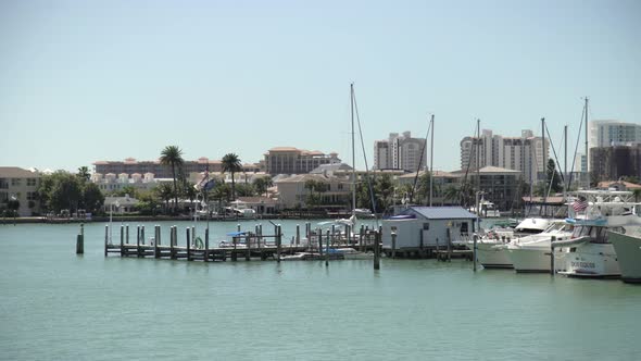 Pan right of the port in Clearwater