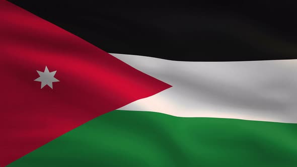 Jordan Windy Flag Background 4K