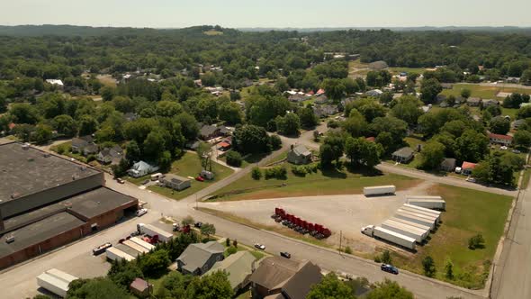 Aerial Video Homes In Etowah Tennessee Usa