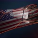 Shattered US Flag Waving - VideoHive Item for Sale