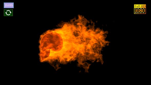 Burning Skull Side HD alt