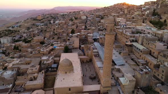 Minaret Of A Mosque In Mardin City