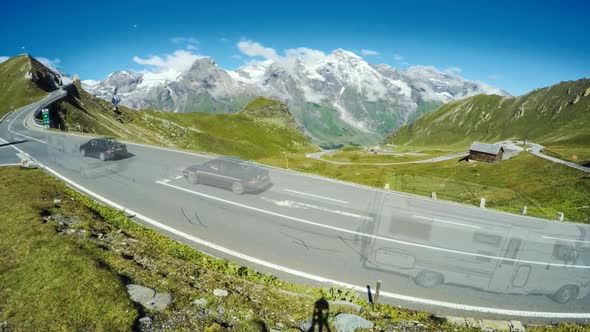 Alpine road timelapse, Austria