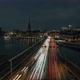 Stockholm City Skyline Traffic Time Lapse At Night - VideoHive Item for Sale