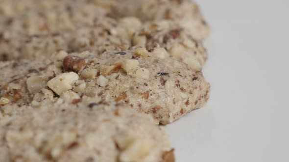 Traditional homemade orasnice walnut cookies 4K video