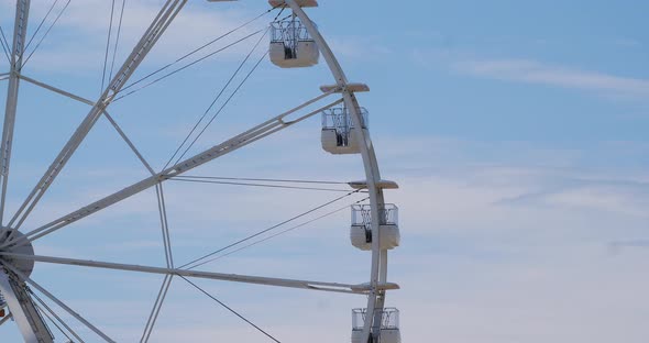 Game, Ferris Wheel, Courseulles sur Mer in Normandy, Real Time 4K