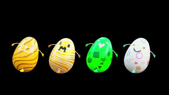 59 Easter Day Eggs Dancing HD
