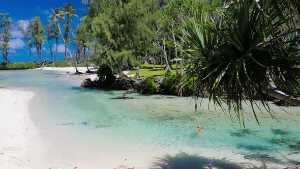 Eton Beach, Efate Island, Vanuatu, near Port Vila - famous beach, the east coast