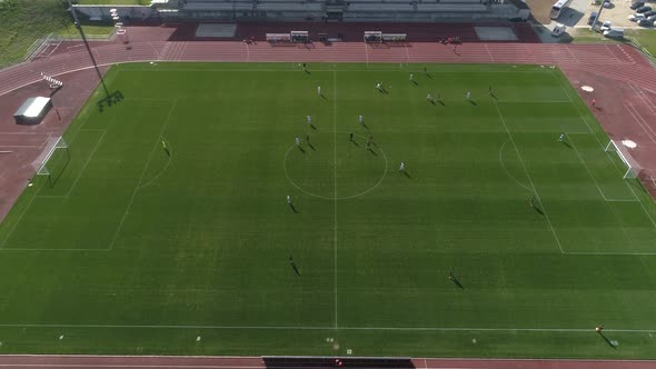 Football or Soccer Match between two professional teams