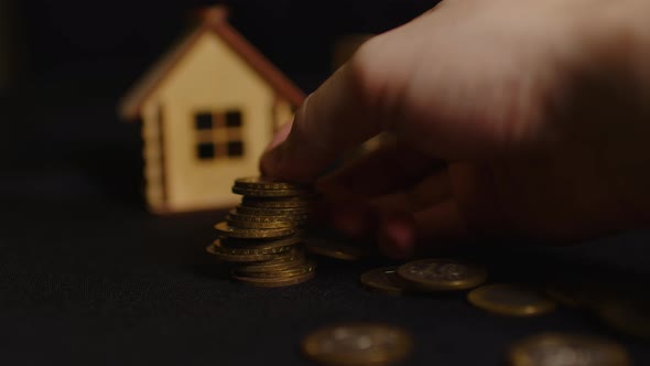 Loans for Real Estate Gold Coins and Toy House