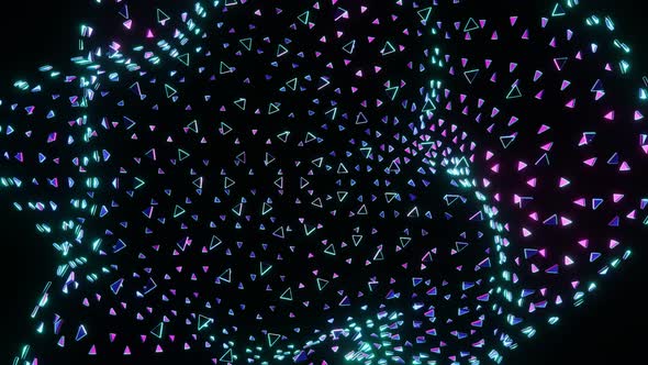 VJ Loop Of Floating Particles