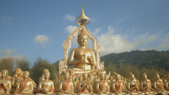 In Front Of Makha Bucha Buddhist Memorial Park