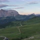 Dolomites mountains peaks with a hiking path on a summer day - VideoHive Item for Sale