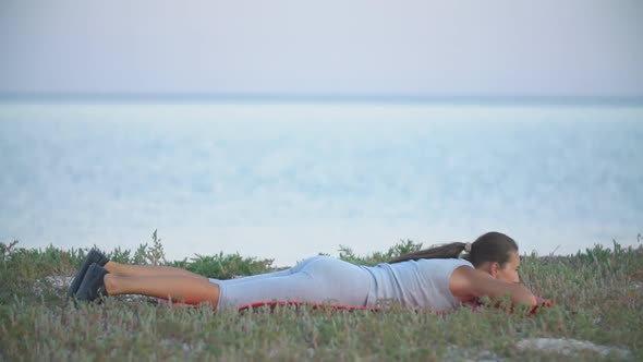 Woman Doing Exercise