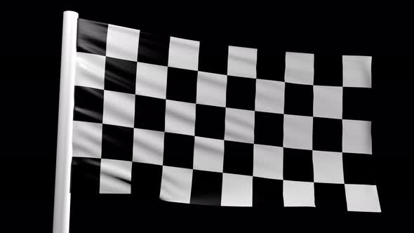 Checkerboard Flag 4k