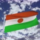 Niger Flag With Sky 4k - VideoHive Item for Sale