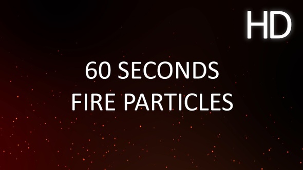 Fire Particles Background