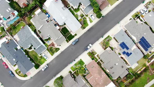 Aerial View of Large-scale Residential Neighborhood, Irvine, California