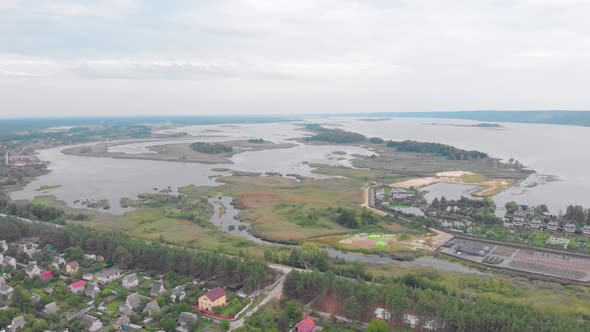 Aerial River Valley