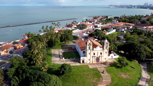 Coast city of Olinda Recife Pernambuco. Brazilian Northeast