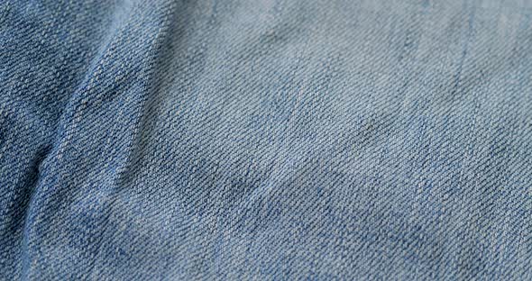 Blue denim close up