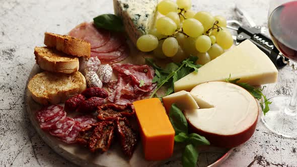 Assortment of Spanish Tapas or Italian Antipasti