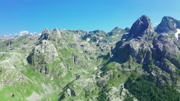 Prokletije Mountains Over the Grebaje Valley Montenegro