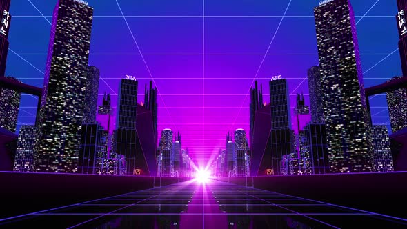 Neon Cyber City alt