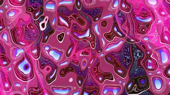 Abstract Background Black Pink Cyan Seamless Pattern Liquid