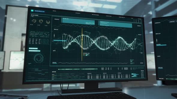 Scanning and analyzing DNA strand data in tests of medical research software