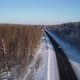 Road Through Winter  Birch Forest Covered With Hoarfrost. - VideoHive Item for Sale