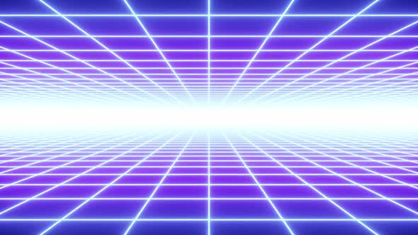 4k Retrowave Double Grid Loop