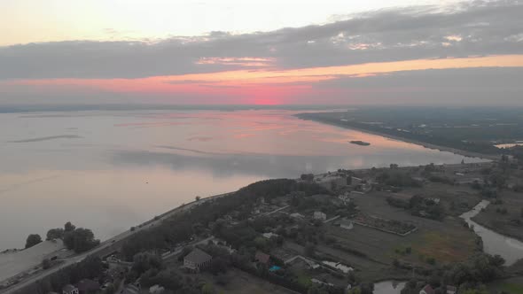 River After Sunset