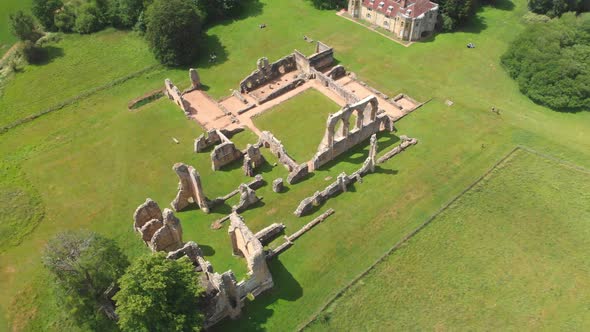 Ruins of Bayham Abbey, East Sussex, England, UK