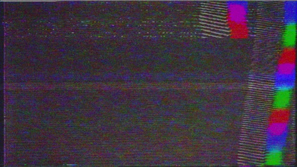 VHS defects noise and artifacts, glitches alt