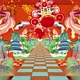 China New Year Traditional Stage Background Motion Graphic - VideoHive Item for Sale