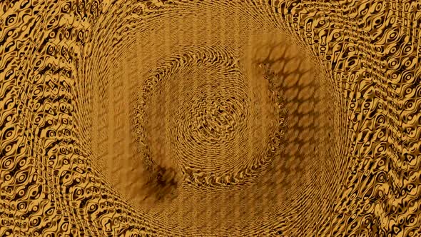 Whirlpool distorts striped pattern