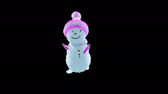 66 Snowman Dancing 4K