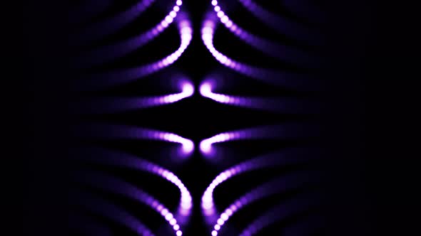 Abstract flowing of purple lights