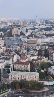 Kyiv Ukraine Aerial View of the City