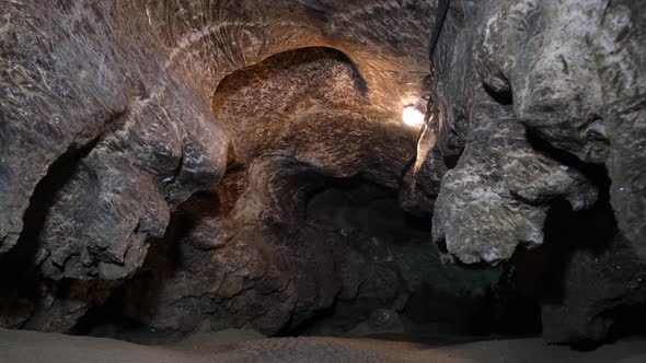 Beautiful Ancient Brown Cave