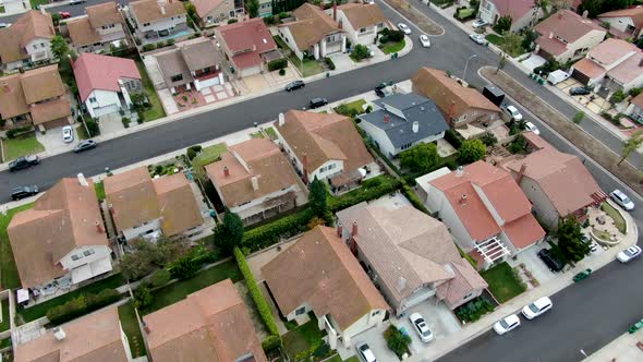 Aerial View of Large-scale Residential Neighborhood, Irvine, California